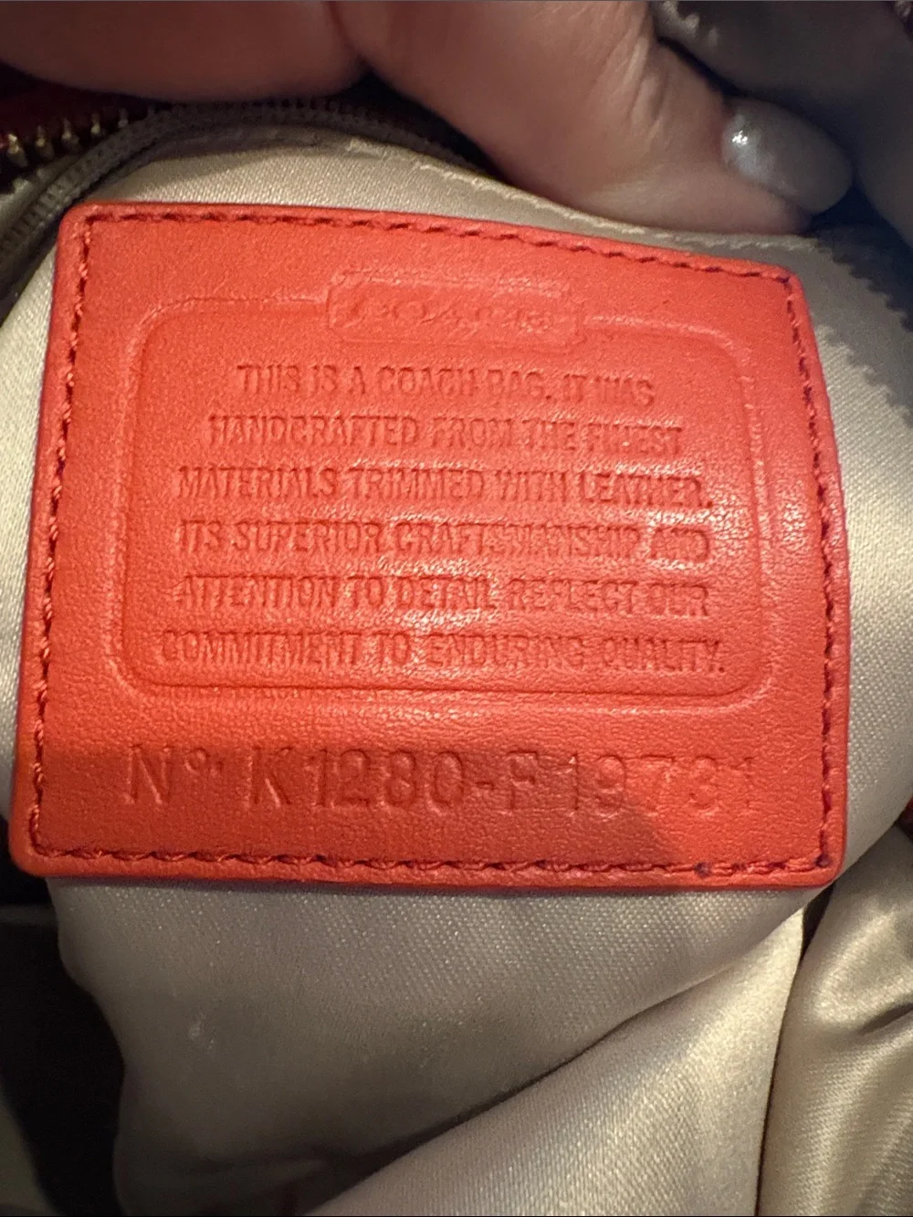 Coach Park Signature East West Duffle